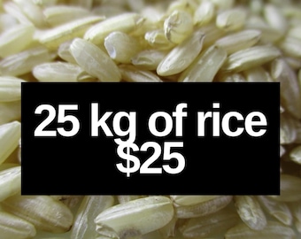 25kg of Rice