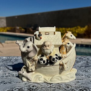 noah's ark WHITE ディレイ Lenox Noah Ark - Etsy
