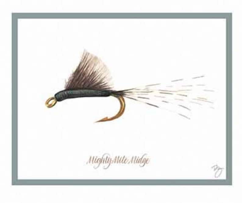Dry Fly Fishing Note Cards Set of 12 Etsy
