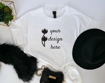 Tee Design Mockup Theme Black Female T Shirt Mockup Psd File