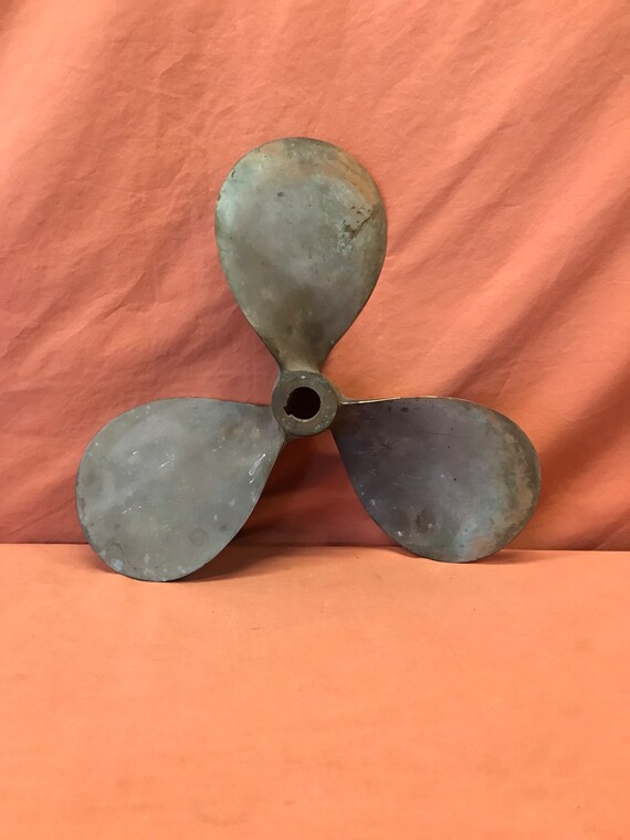 Vintage Three Blade Brass Boat Propeller. 16 Inch Brass Etsy