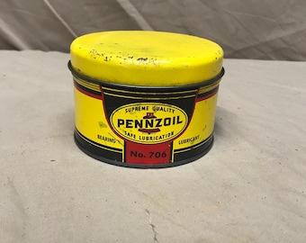 Pennzoil Motor Oil 1960 Logo Quart Can Shaped 18
