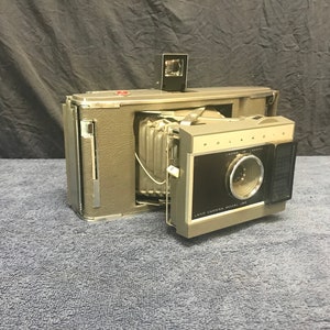Vintage Polaroid Electric Eye Land Camera Model J66. Vintage Camera. Folding Camera.