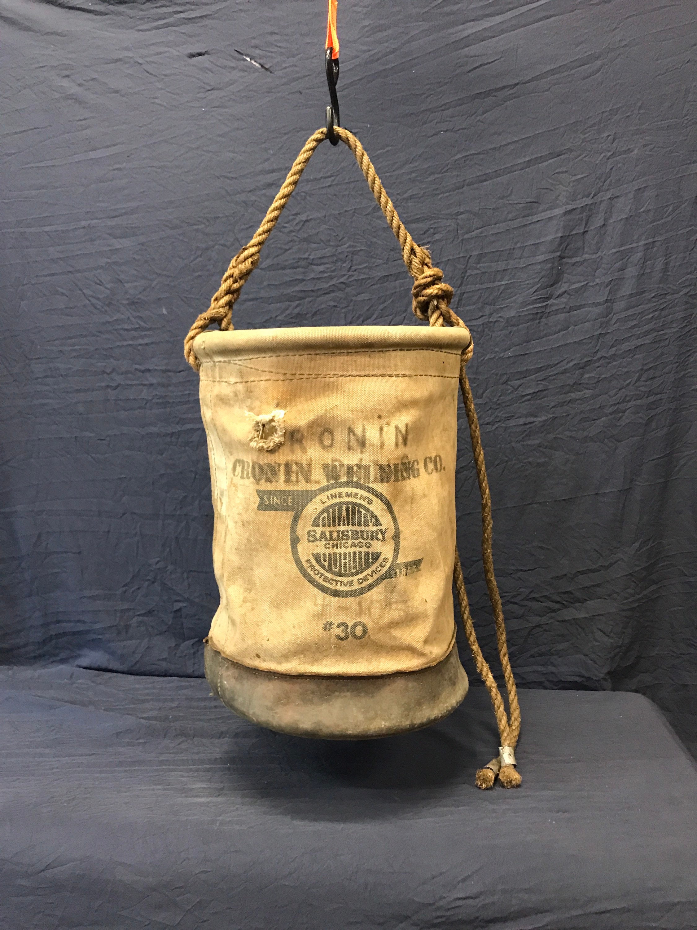Vintage Canvas Linemans Bag. Canvas Tool bag. Etsy