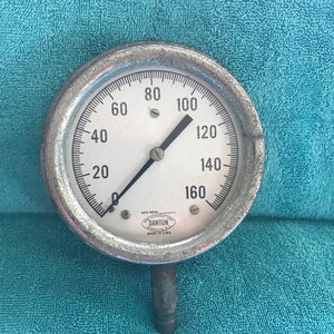 Pressure Gauge, Danton Gauge, Water Pressure Gauge, Boiler Gauge, Steampunk, Dieselpunk, Retrotech