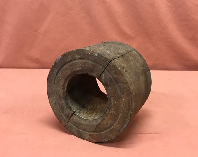 Vintage Wooden Flat Belt Pulley. Etsy