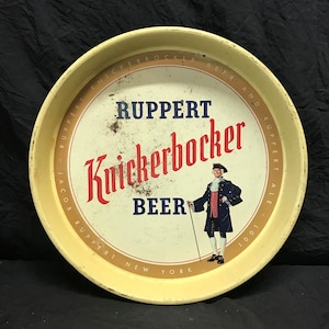 Vintage Ruppert Knickerbocker Beer Tray. Vintage Beer Tray.