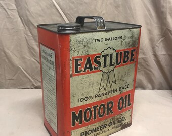 Vintage Penn Rad Two Gallon SAE 30 Metal Motor Oil Can. - Etsy