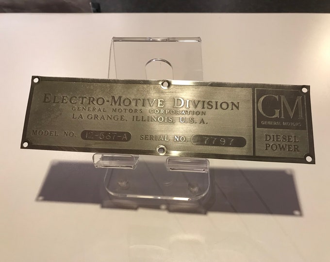 Vintage General Motors Electromotive Corp 12567A Diesel Engine
