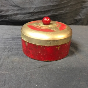 Vintage Chase Art Deco Powder container. Trinket container.