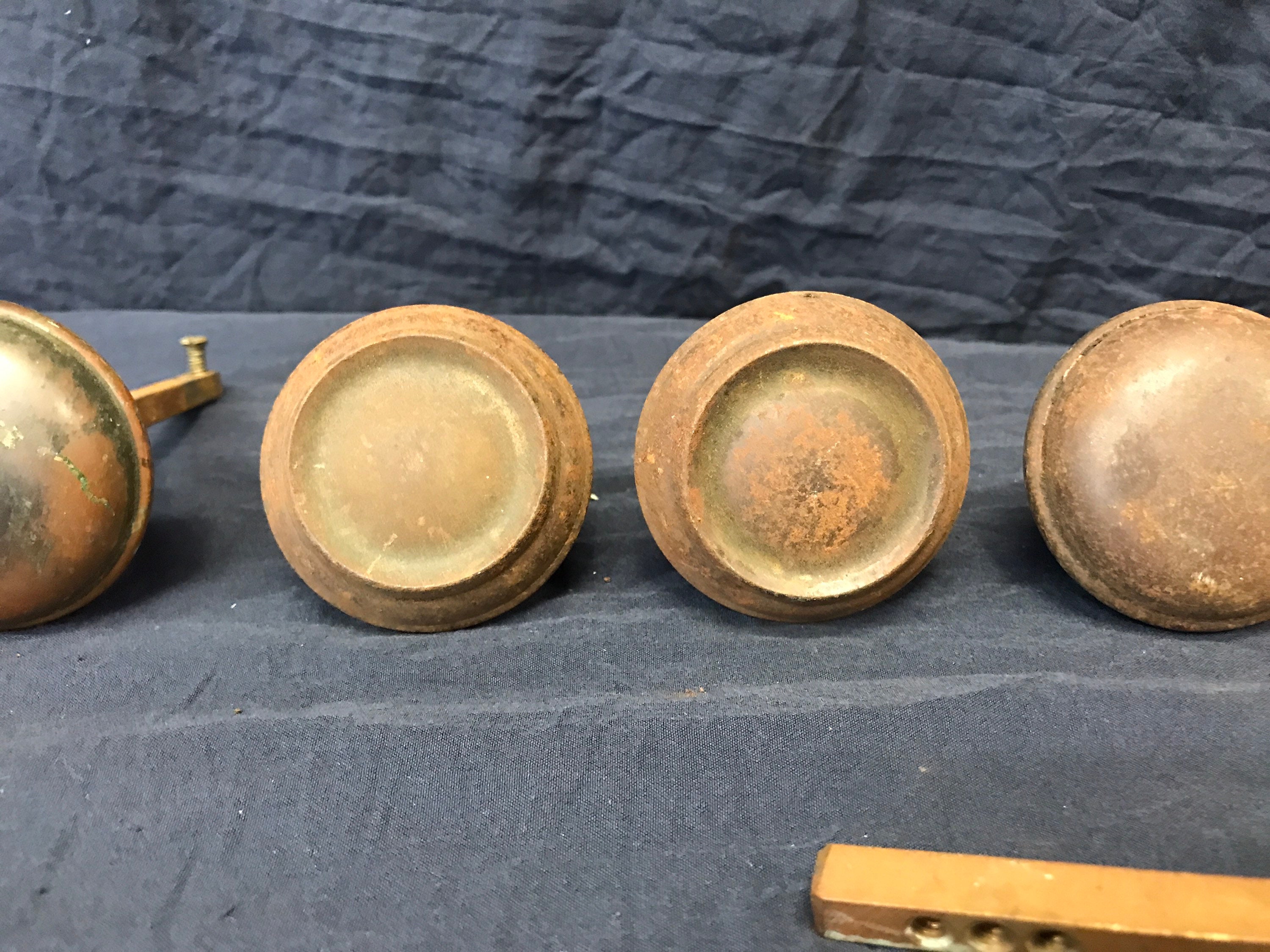 Lot of nine vintage mid century door knobs. Etsy