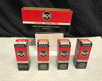RCA 12AX7A (NIB)ビンテージ品　箱あり RCA 6681 (12AX7A) Vacuum Tube - New Old Stock - Original Box
