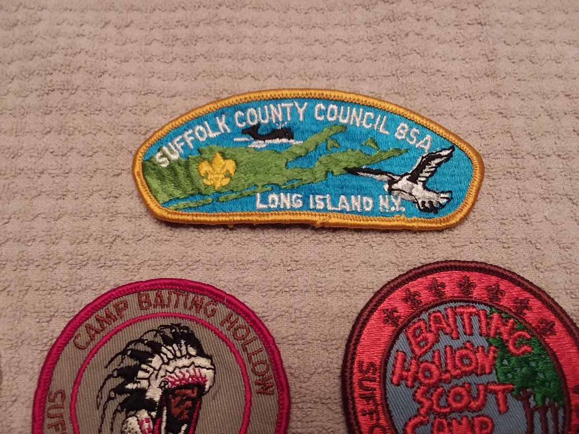 Boy Scout Boy Scout Patch Camp Baiting Hollow Patch Nassau Etsy
