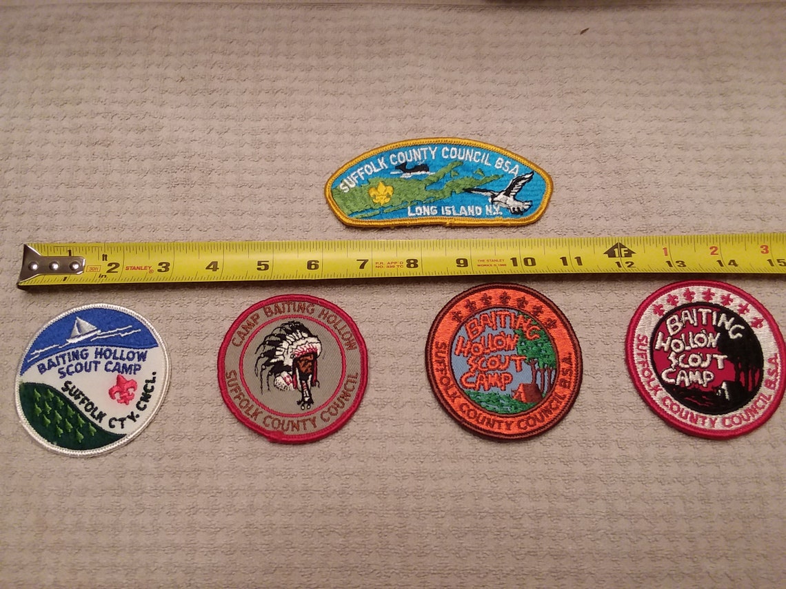 Boy Scout Boy Scout Patch Camp Baiting Hollow Patch Nassau Etsy
