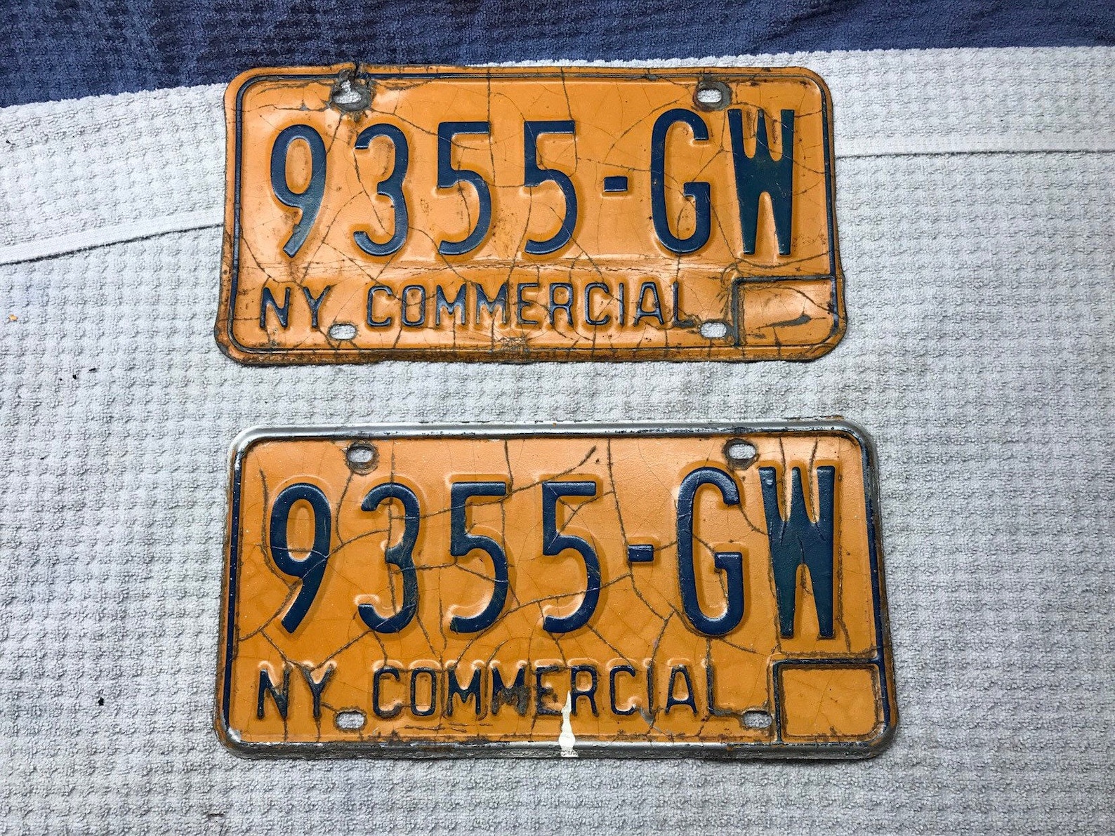 Vintage 1970s Commercial New York State License Plates. Etsy