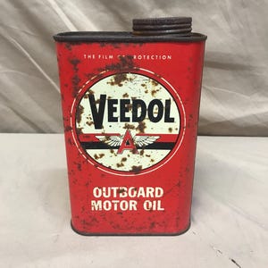 USA VINTAGE VEEDOL 5ガロン缶 Veedol Oil Can - Etsy