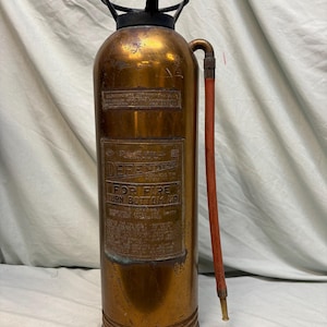 Antique Fire Extinguisher - Etsy