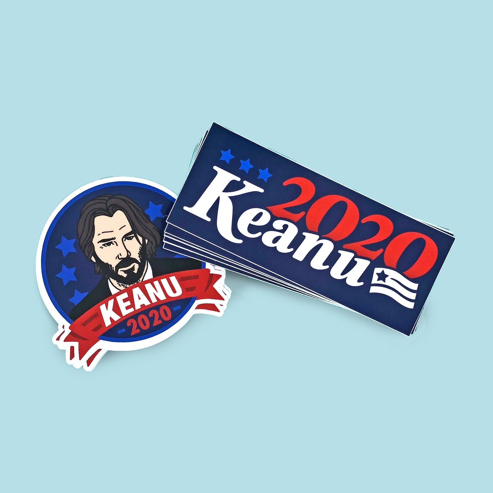 Keanu Sticker Pack Keanu Reeves Political Sticker Etsy