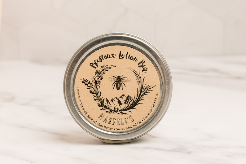 Natural Beeswax Lotion Bar 1.1 oz. image 8