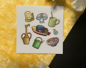 Ponyo Vinyl Sticker | Studio Ghibli Stationary | Summer Vinyl Decal