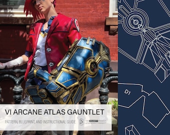 Vi Arcane Atlas Gauntlet Cosplay Bauplan und Anleitung (PDF)