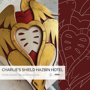 Charlie Morningstar Hazbin Hotel Shield Blueprint and Instruction Guide (PDF)