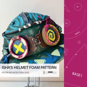Isha Arcane Helmet Beginner Pattern and Instruction Guide (PDF)
