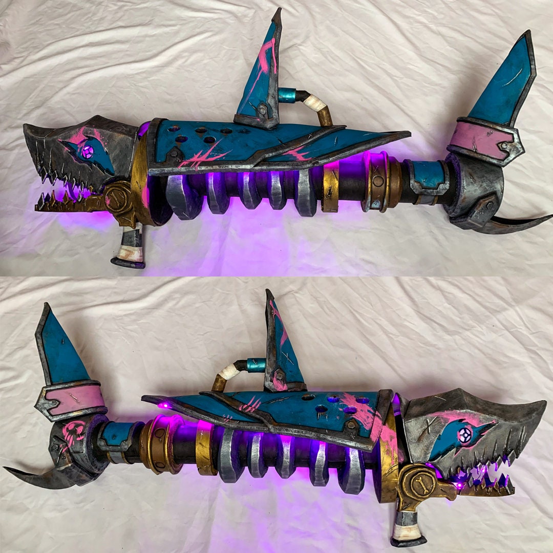 Jinx Arcane Fishbones Cosplay Blueprint and Instruction Guide Etsy
