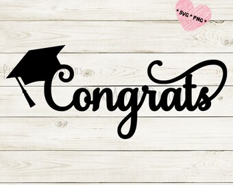 Congrats Grad Svg Etsy