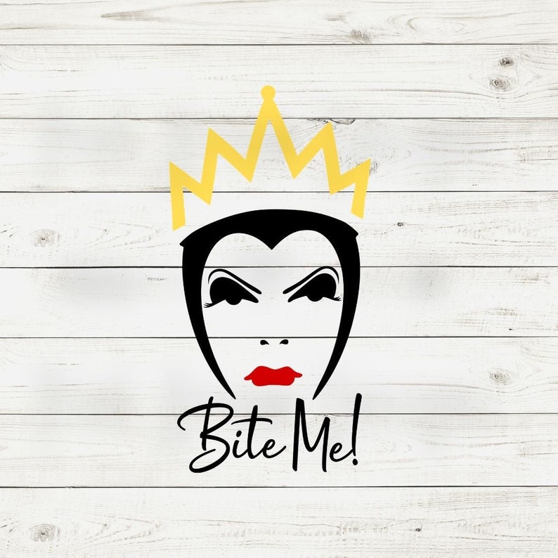 Evil Queen svg Snow White evil queen svg Disney villain