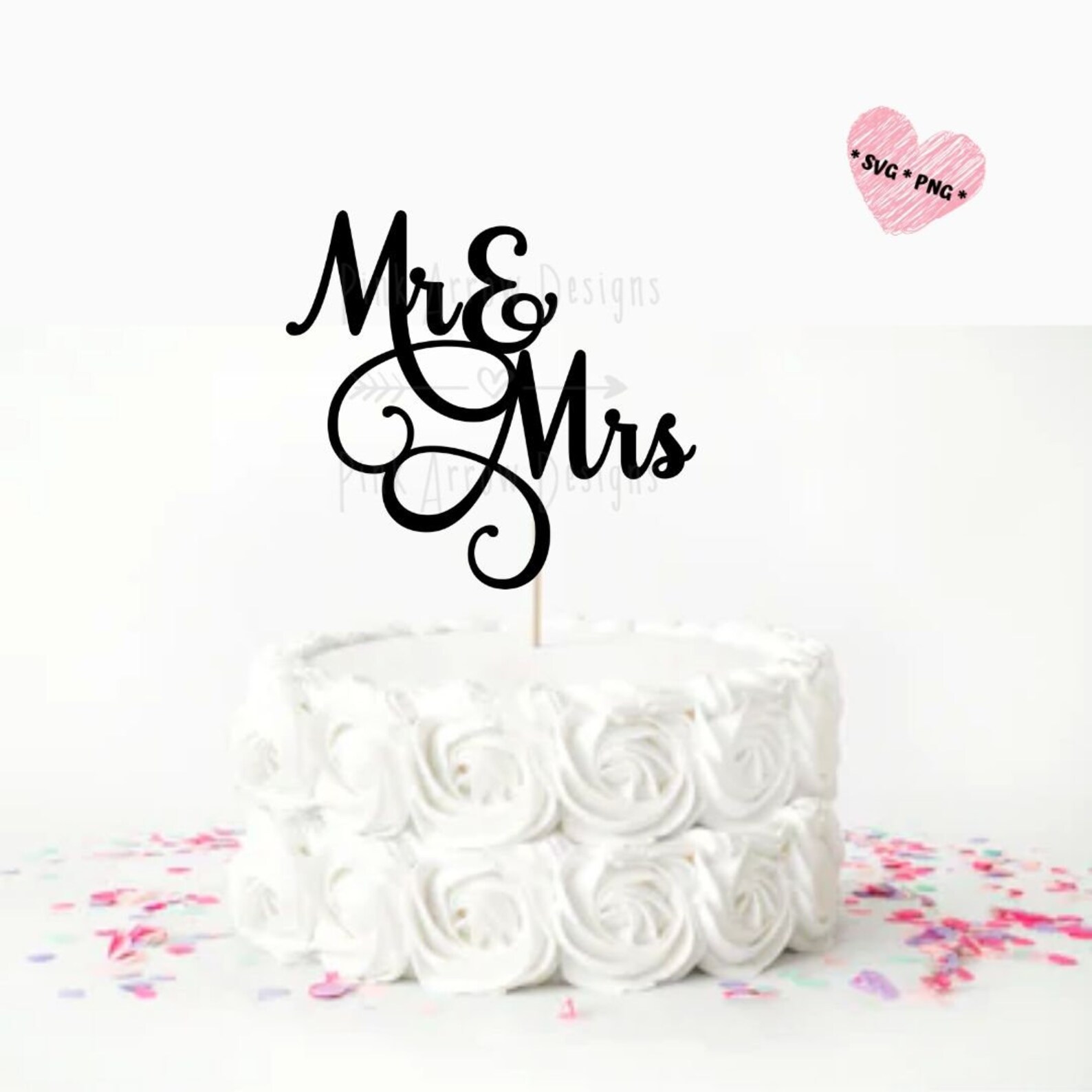 Mr & Mrs. svg Mr and Mrs cake topper svg Wedding cake topper | Etsy