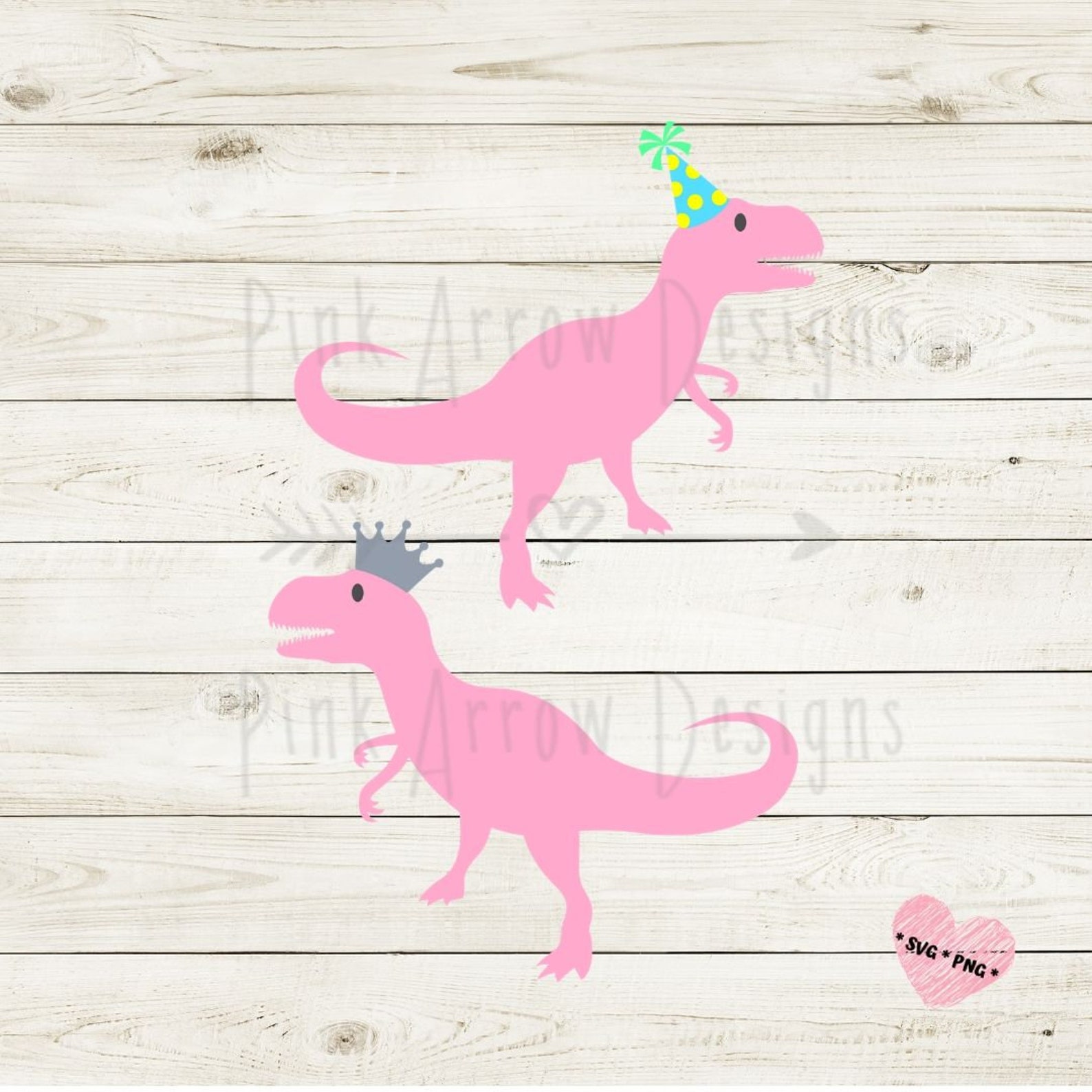 Dinosaur With Party Hat Svg Dinosaur With Crown Svg Dinosaur - Etsy