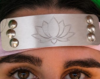 Custom Engraved Metal Headband