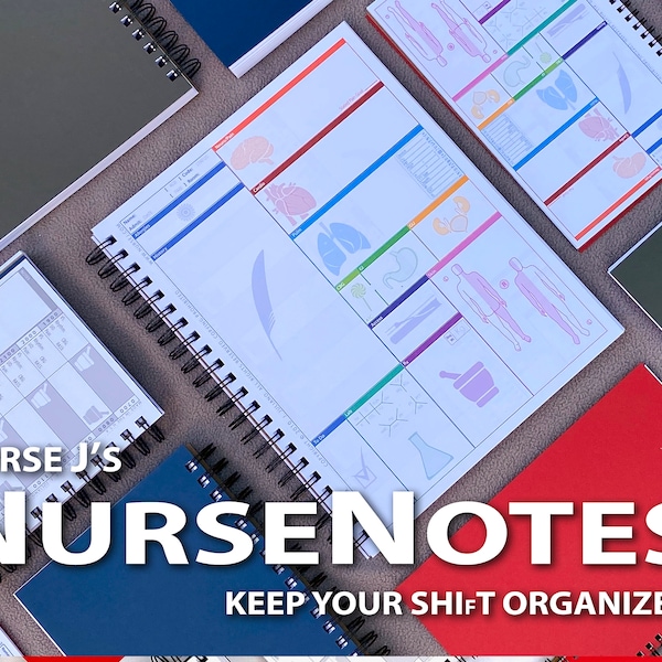 Nursing Notebook for Nurses Report Sheets Etsy
