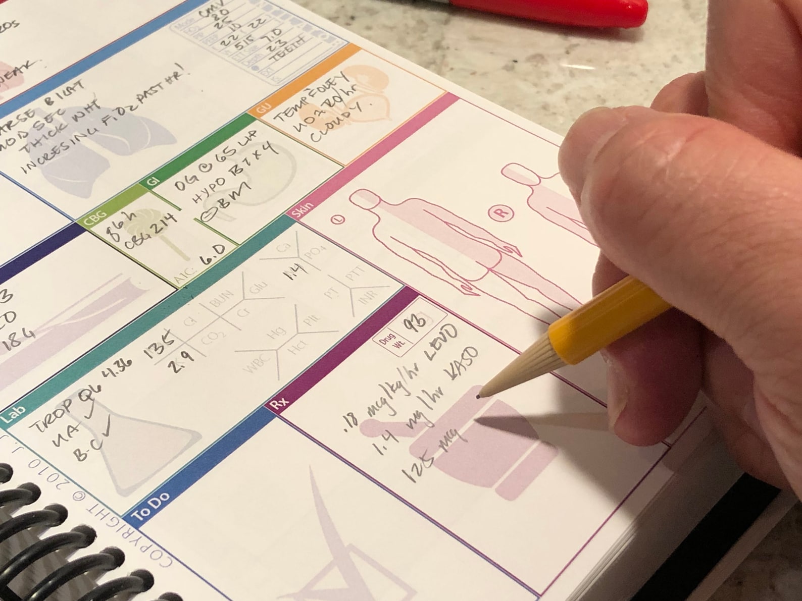 Patient H&P Notebook for Nurses Nurse Practitioners Nursing Etsy