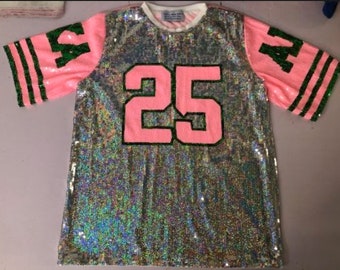 custom sequin jersey