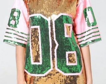 sequin jersey dresses plus size