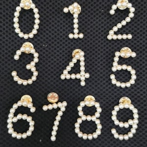 Pearl Numbers| Line Number| Number Pin| DIVA| MIP Gift| Pretty Girl|