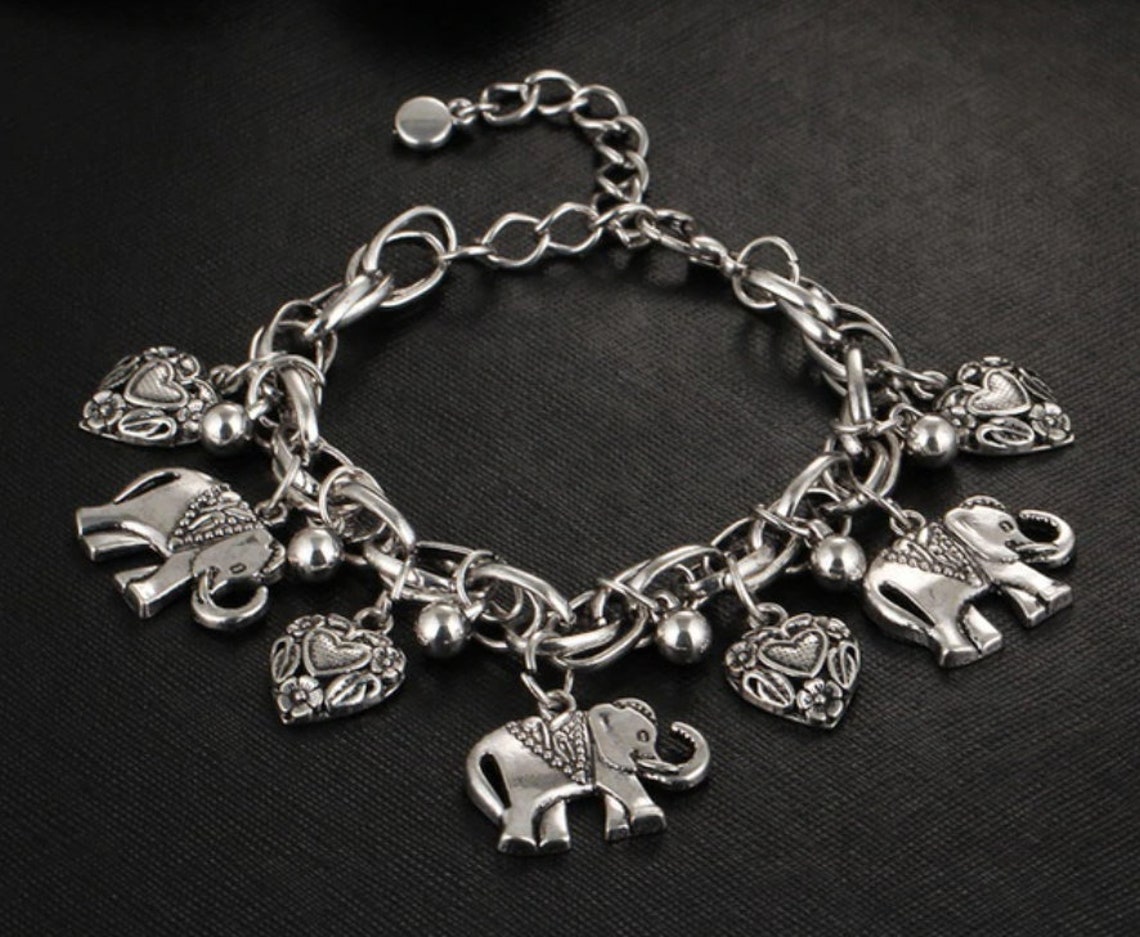 Elephant Bracelet Etsy