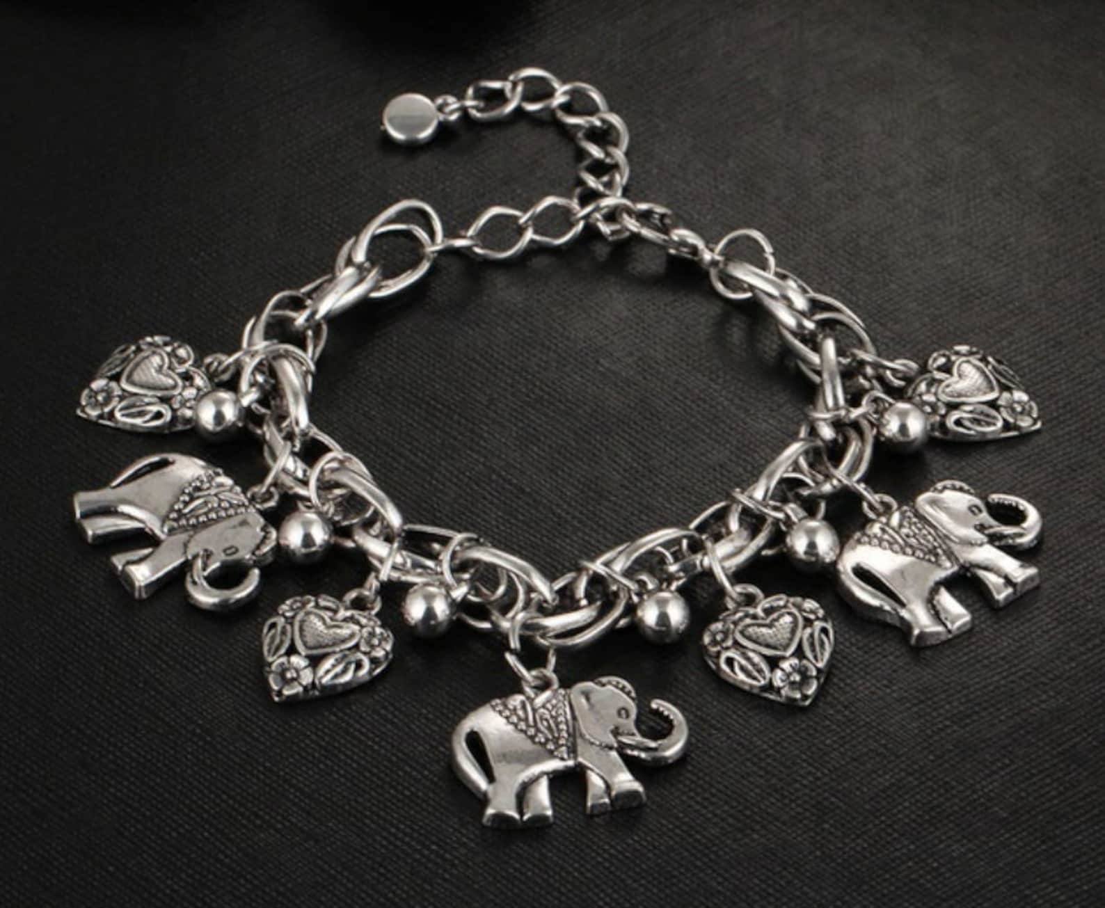 Elephant Bracelet Etsy