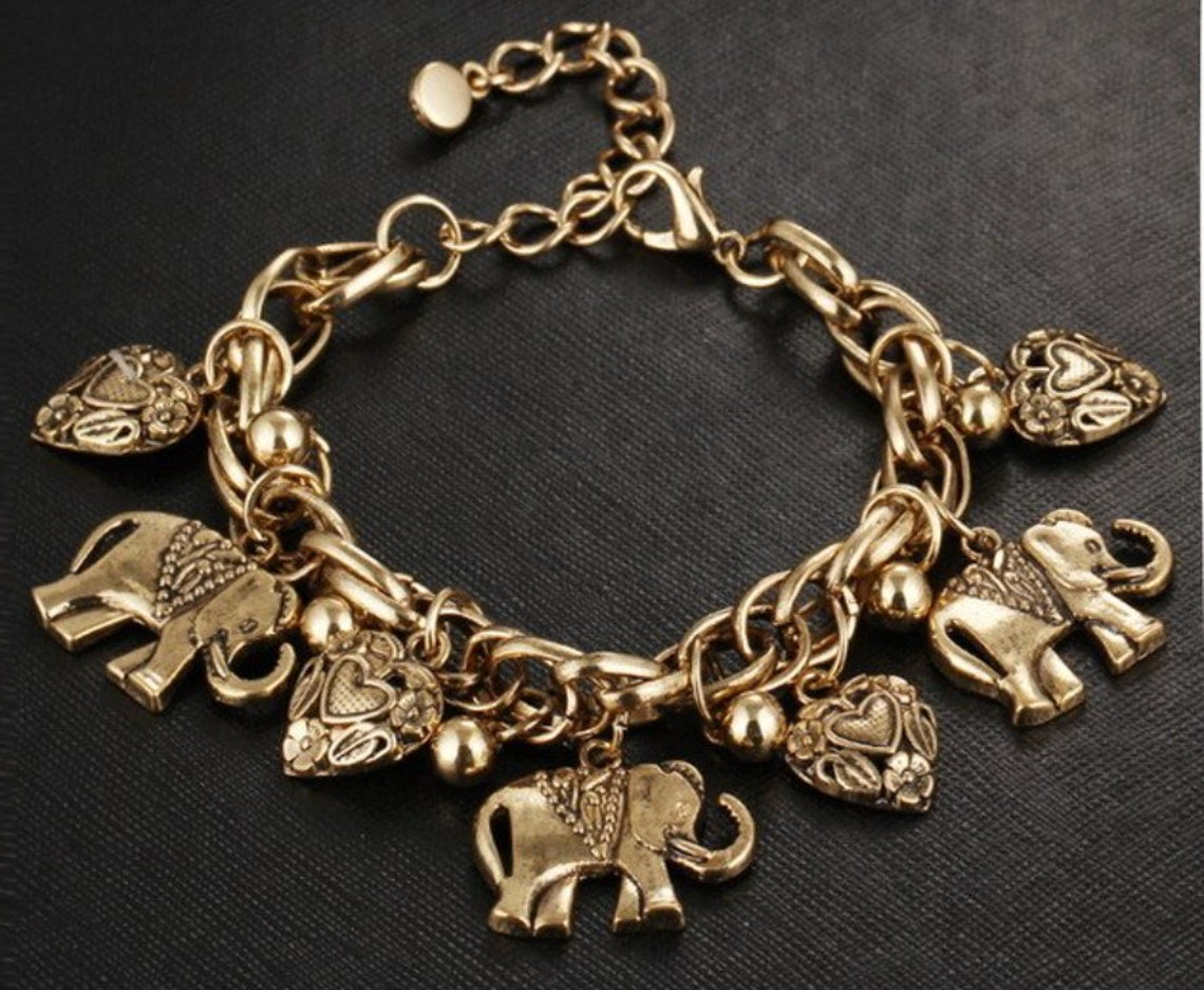 Elephant Bracelet Etsy