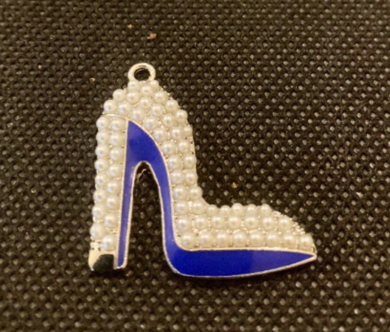 Rhinestone High Heel Shoe Charms Etsy Denmark