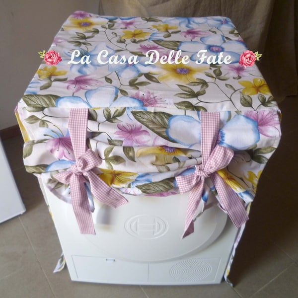 Antique Floral Quilted Washer and Dryer Cover NCU0PTT976