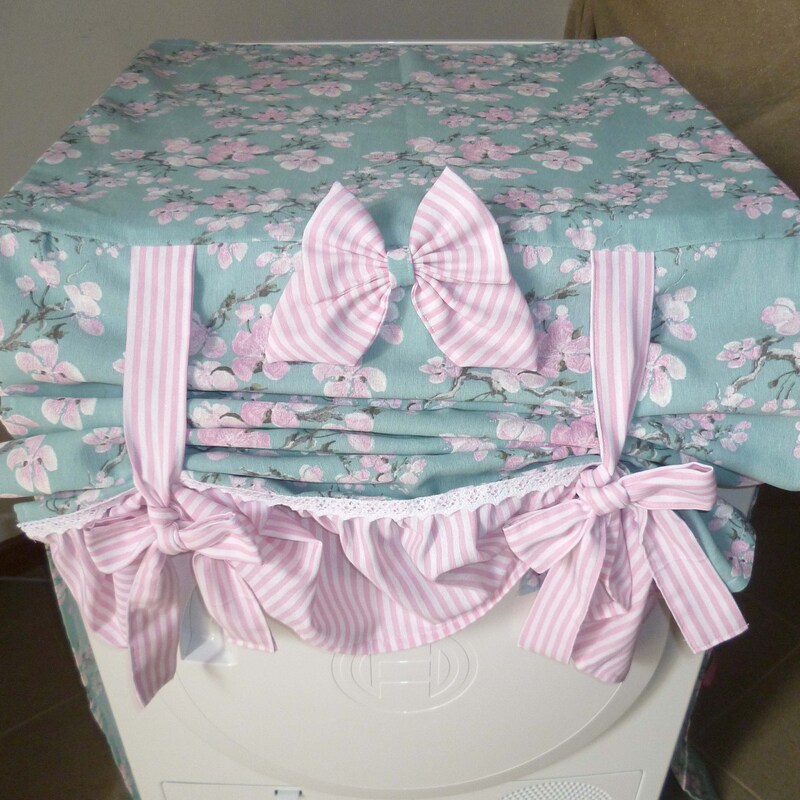 Lily Pond Freshness Quilted Washer and Dryer Cover NCU0NTV032