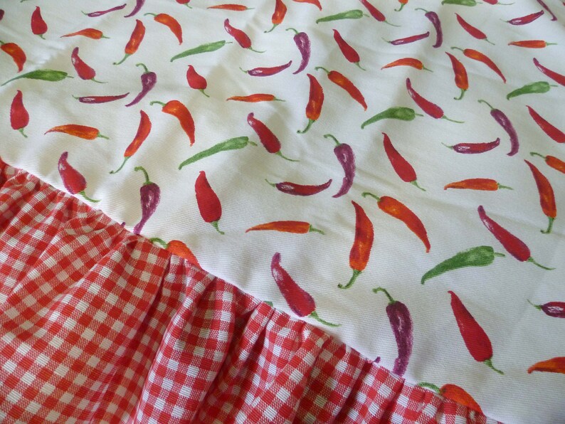 Red Chili Peppers Stove Top Cover, Cook Top Cover, Red Chillies Stove