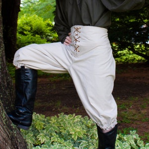 Viking Linen Trousers sigurd, Viking Men Pants With Lacing, Viking Larp Pant  Men -  Canada