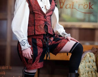 Dublet Wizardinn by   Val'Rök inspired by Tudor era Lanskenet Jester