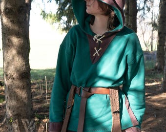 Hoodie FOYERR for larper by Val'rök Medieval tunic