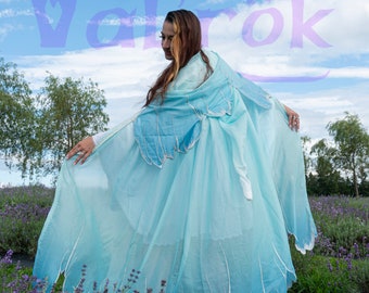 Pétalias & Bloomling Cloak for fairy by Val'Rök renfair larp faerie Petal cape