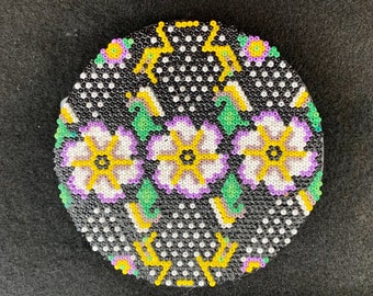 Coaster / Decor / Huichol Bead Art